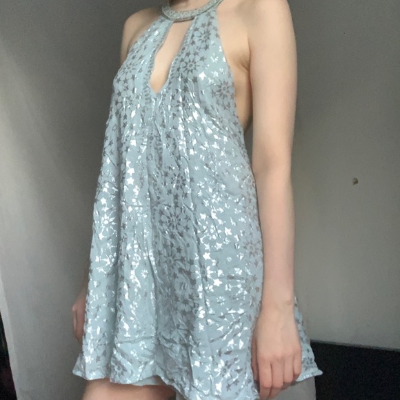 Kimchi Blue Corellia Beaded Neck Dress (UO) - Picture 6 of 15
